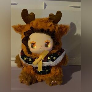 Cute Emma Reindeer Plush Toy with Bow